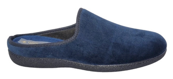 Męskie kapcie w kolorze granatowym Sanital Flex LC9939 r45