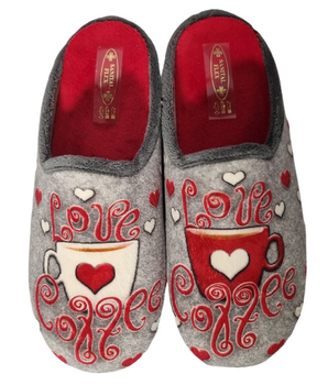 Kapcie damskie 7300-24 Love Coffee SANITAL FLEX r38