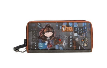 Duży portfel na suwak Anekke Contemporary 37809-908