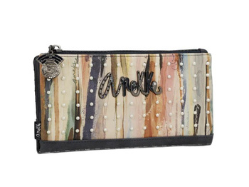 Duży miękki portfel damski Anekke Hollywood 38759-906 RFID