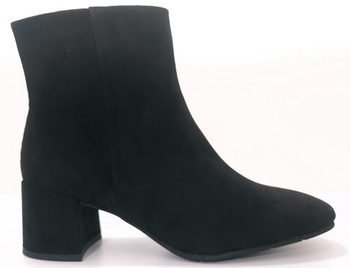 Zamszowe Botki Marco Tozzi 2-25349-41 Czarny r38
