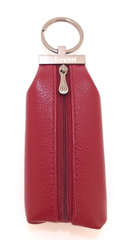 Etui na klucze skórzane bordowe z brelokiem Angela Moretti 017-1806