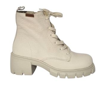 Stylowe botki Bottero 334901 beżowe r41