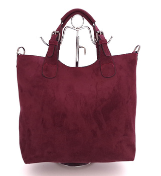 Torebka damska z ekoskóry Ines Delaure 1685561# bordowa