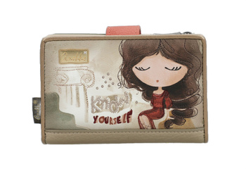 Średni portfel damski z ochroną RFID Anekke Muse 42709-902