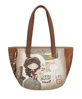 Duża owalna torebka damska na ramię Anekke Muse 42702-129