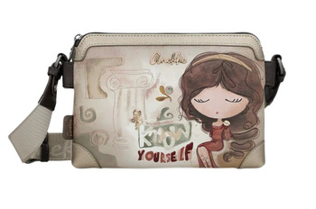 Dwukomorowa listonoszka na szerokim pasku Anekke Muse 42703-160