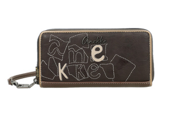 Duży portfel na suwak z ochroną RFID Anekke Muse Bloom 42729-908