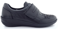Półbuty Comfortabel 940197-01 Na Haluksy Czarny r42