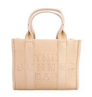 Złota mała torebka z rączkami MaxFly BG1102