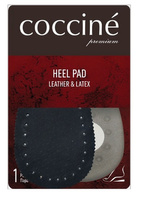 Skórzane Podpiętki na Lateksie Czarne Coccine HEEL PAD r.S (35-37)