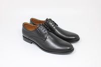 Klasyczne czarne półbuty męskie wizytowe skórzane Conhpol 6845 r42