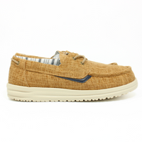 Brązowe półbuty mokasyny męskie sznurowane Gianni r42