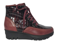 PITILLOS 1644 wygodne bordowe botki r36