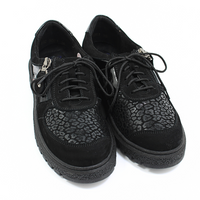 Skórzane półbuty profilaktyczne Enna czarne 5001/21/S roz. 41