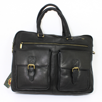 Torba męska skórzana na laptopa 15'' Peterson LAP-15602-NDM/3541 czarny