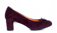 LIZARD comfort czółenka 4933 ciemna wiśnia r39