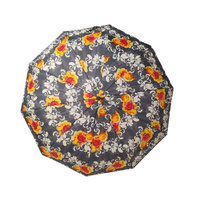 Parasolka damska składana automatyczna w kwiaty Eso Fecske