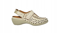 Sandały LORETTA wygodne LO5139-21 beżowe r40
