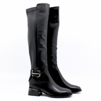 Długie skórzane kozaki Loretta Vitale roz.39 czarne C2439624