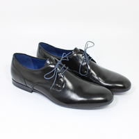 Męskie półbuty typu derby czarne Conhpol 4823 r44