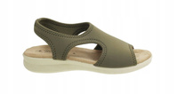 Elastyczne sandały SANITAL FLEX 8024 oliwkowe r35