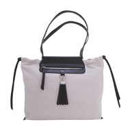 Torebka damska na ramię Pepe Moll 251110 szara ozdobny brelok