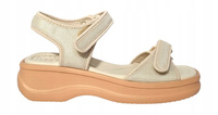 Azaleia komfortowe sandały 91292 beżowe r40