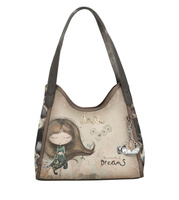 Średnia torebka damska z uchwytami Anekke Real 41702-203