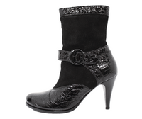 Skórzane botki na obcasie Nico Rarini 32913 roz. 36