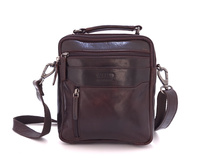 Męska listonoszka skórzana brązowa  Wild Natural 1061 B