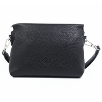 Czarna listonoszka torebka crossbody 242402 Pepe Moll