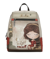 Kwadratowy plecak damski jednokomorowy Anekke Muse 42705-018