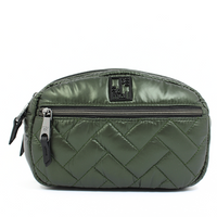 Pikowana torebka damska crossbody listonoszka Pepe Moll 242131 zielona