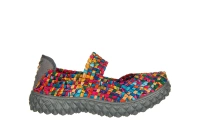 Letnie półbuty damskie wsuwane wielokolor Rock Over Rainbow Mix r.36