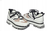 Artiker Sneakersy sportowe 50c0554 biały/p.róz r40