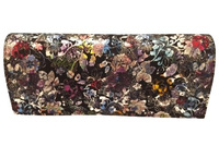 Wizytowa Torebka Skora kwiaty emis kolory