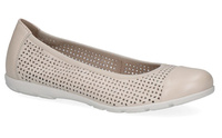 Skórzane baleriny damskie Caprice 9-22151 beżowe roz.36