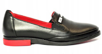Czarne mokasyny damskie BOCCATO 313.246 r39