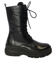 Skórzane botki damskie ocieplane workery r39 Marco Tozzi 25297-29 czarne