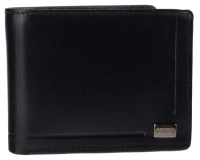 Skórzany czarny portfel męski z ochroną RFID Rovicky CPR-023-BAR/0339