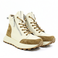 Beżowe botki damskie sneakersy ocieplane T.Sokolski Z24-275 r37