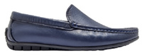 Skórzane Mokasyny Męskie Venga Style Granat r40