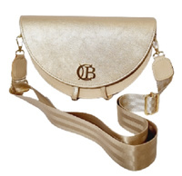 Elegancka Torebka  Carla Berry Złota Półksiężyc