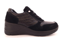Czarne półbuty damskie sneakersy Loretta Vitale W1812 r37