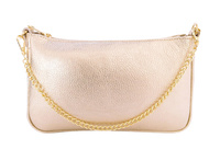 Mała czarna damska crossbody skórzana Borse in Pelle