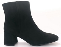 Zamszowe Botki Marco Tozzi 2-25349-41 Czarny r39