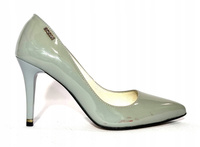 R.POLAŃSKI 0702 czółenka szare r37