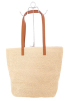 Beżowa pleciona torebka shopper Firlow FC014#