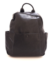 Czarny plecak damski z ekoskóry The Grace LH2515